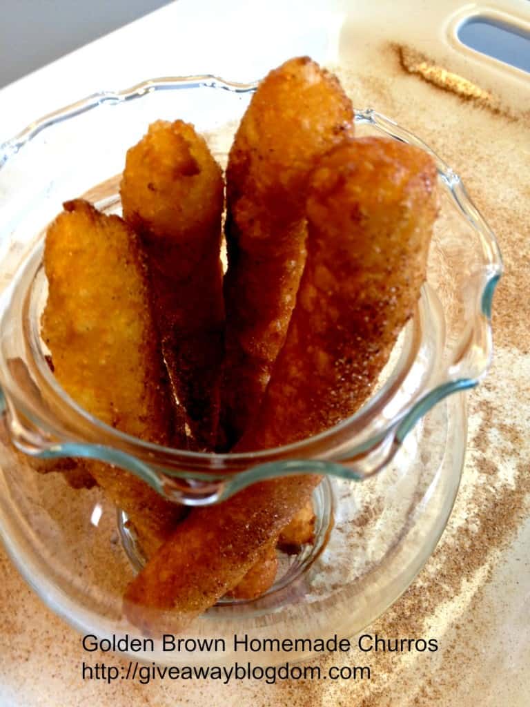 Golden Brown Homemade Churros