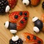 Healthy Snack For Valentine’s Day ~ Fruit Lovebugs