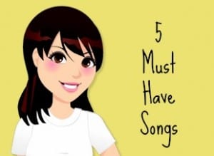 5 Must Have Songs Button