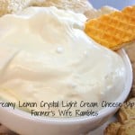 Creamy Lemon Crystal Light Cream Cheese Dip With Splenda