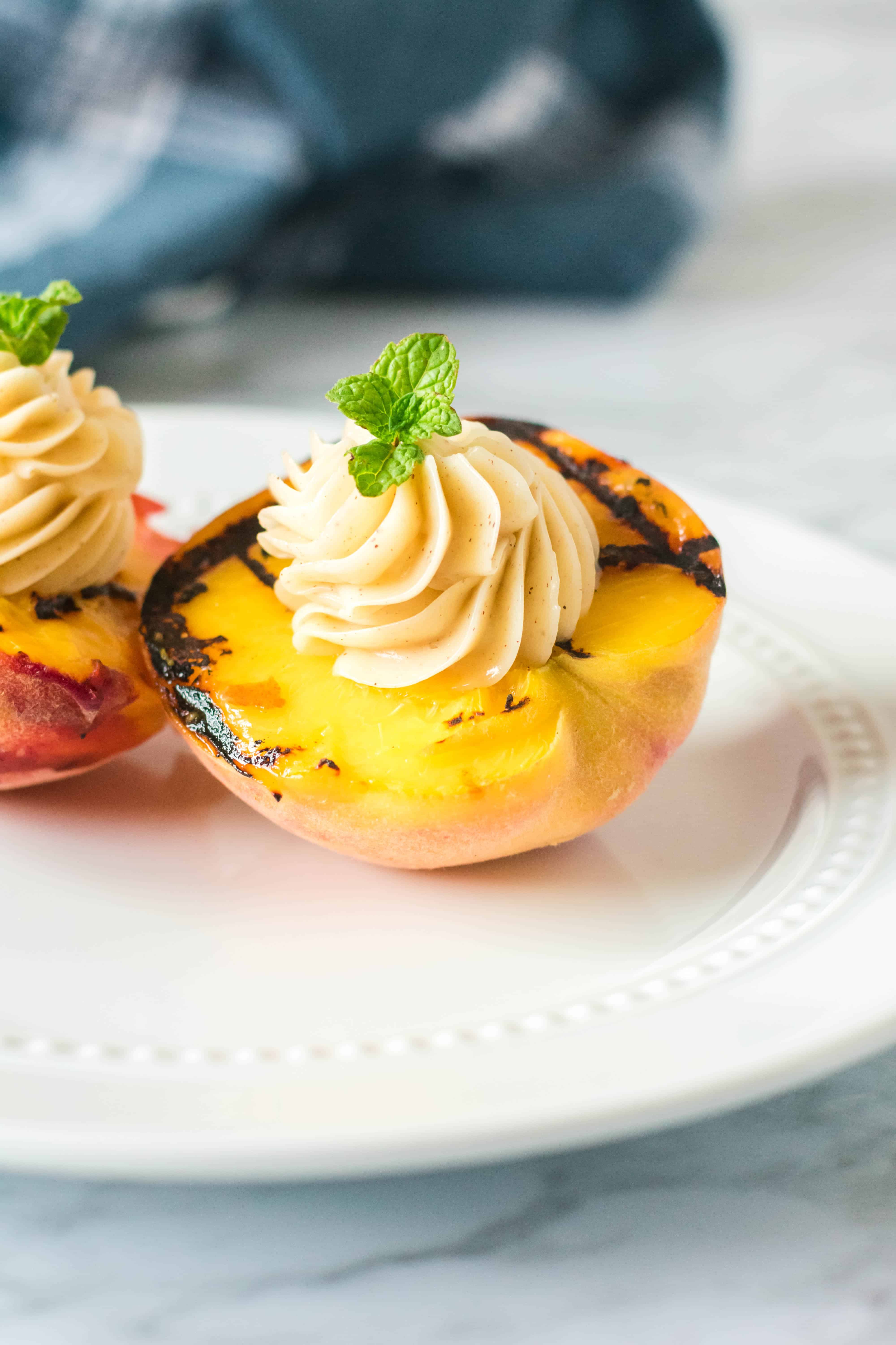 Grilled Peaches With Cinnamon Honey Butter Farmer s Wife Rambles