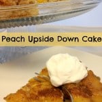 Spiced Peach Upside Down Cake