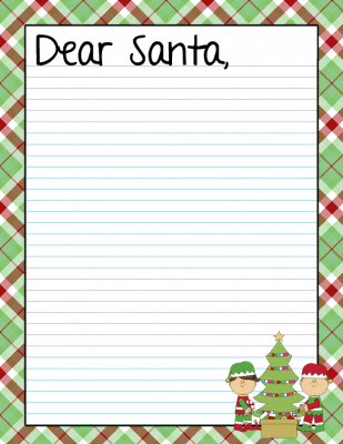 Free Dear Santa Letter Printable