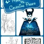 Maleficent Coloring Pages & Activity Pages