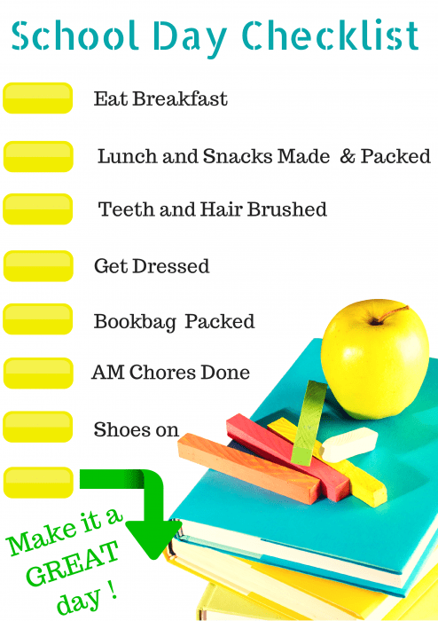 Morning Routine Checklist