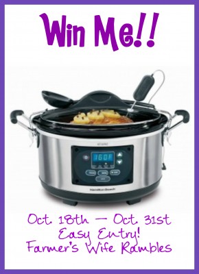 Slow Cooker Giveaway