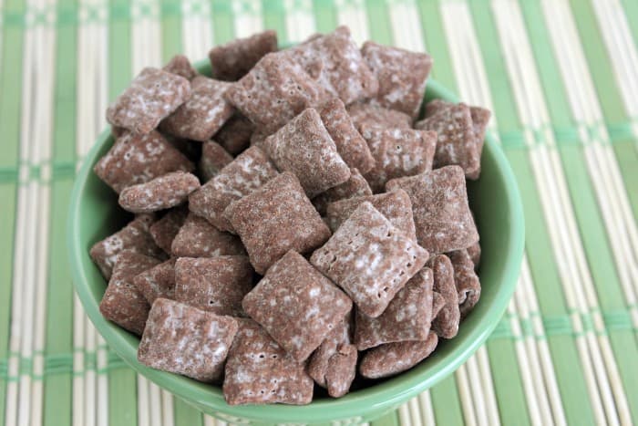I think what I love most about these Cocoa Muddy Buddies is that the recipe super simple and very inexpensive to make. - Farmer's Wife Rambles