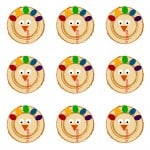 Free Printable Turkey Thanksgiving Hanging Tags