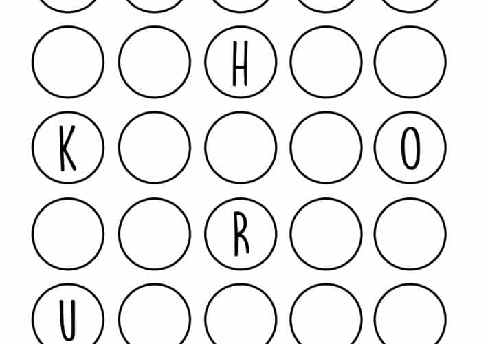 Farm themed worksheet with bubbles with part of the alphabet filled in.