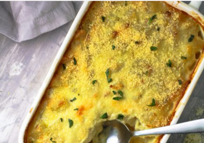 This creamy potato casserole is guaranteed to become everyone's favorite side dish! It’s so delicious you will have to stop yourself from eating it with a spoon. Trust me when I say this is perfect for every dinner, even for a fancy holiday or special occasion. 