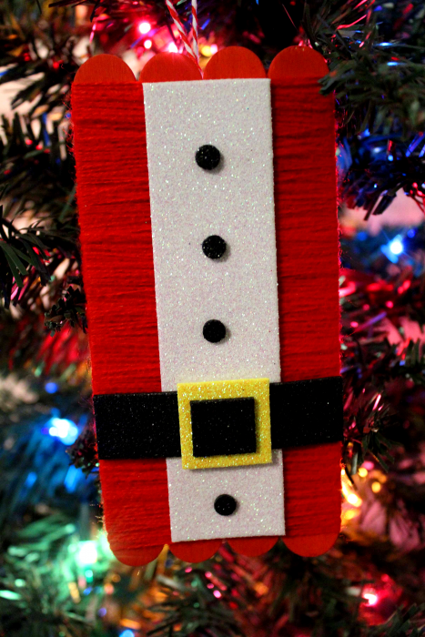 Dollar store DIY Christmas ornament made with items available at a dollar store. 
